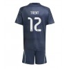 Real Madrid Alexander-Arnold #12 Bortedraktsett Barn 2025-26 Kortermet (+ korte bukser)